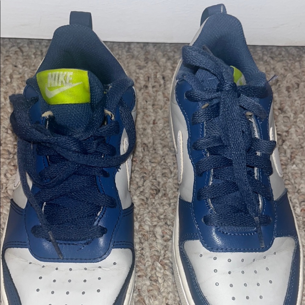 Nike Blue and White Sneakers - Picture 2 of 5